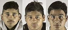 Romulo Santos-Elias, Bartolo Santos-Elias, Geremias Angeles (Photo by: Deschutes County Jail)