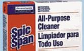"Spic Spanic cleanser"