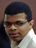 Justin Robinson with phoney glasses - cleaned up for court