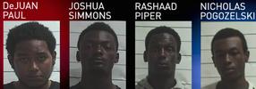 4 black thugs