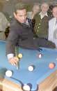Villaraigosa plays pool